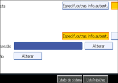 Ilustra&ccedil;&atilde;o do ecr&atilde; do painel de opera&ccedil;&atilde;o