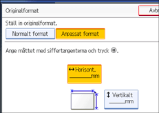Bild av användarpanelen