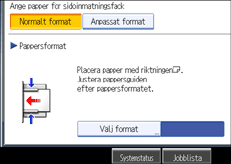 Bild av användarpanelen