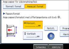 Bild av användarpanelen