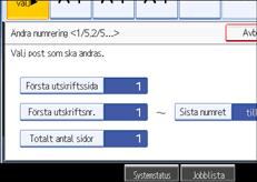 Bild av användarpanelen
