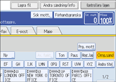 Bild på användarpanelen