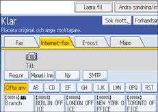 Bild på användarpanelen