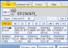 Bild på användarpanelen