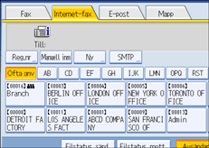 Bild på användarpanelen