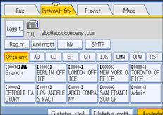 Bild på användarpanelen