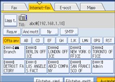 Bild på användarpanelen