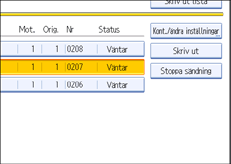 Bild på användarpanelen