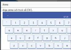 Bild på användarpanelen