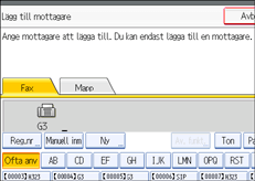 Bild på användarpanelen
