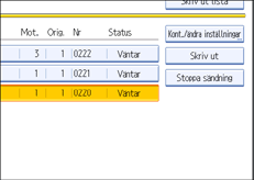 Bild på användarpanelen