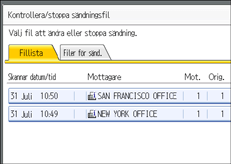 Bild på användarpanelen