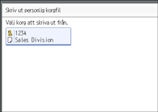 Bild på användarpanelen