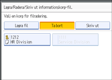 Bild på användarpanelen