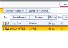 Bild på användarpanelen