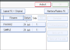 Bild på användarpanelen