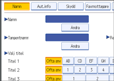 Bild på användarpanelen