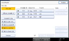 Bild på användarpanelen