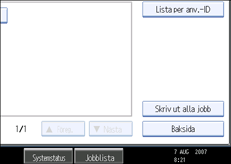 Bild på användarpanelen