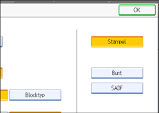 Bild på användarpanelens skärm