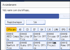 Bild på användarpanelens skärm