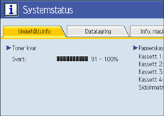 Bild av användarpanelen
