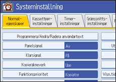 Bild av användarpanelen