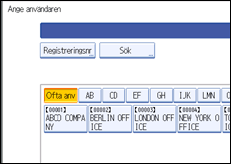 Bild på användarpanelen