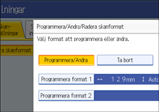 Bild på användarpanelen