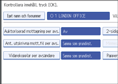 Bild på användarpanelen