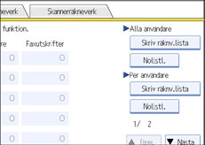 Bild på användarpanelen
