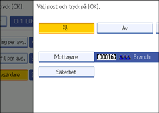 Bild på användarpanelen