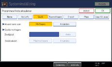 Bild på användarpanelen