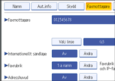 Bild på användarpanelen