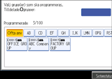 Bild på användarpanelen