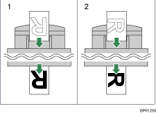 Illustration of Loaded in the Bypass Tray
