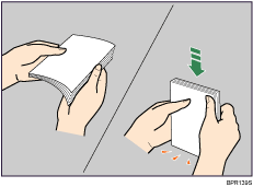 Illustration of Curled paper