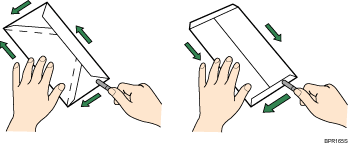 Illustration of Before loading envelopes
