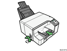 bypass tray illustration