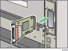 打印机背面插图