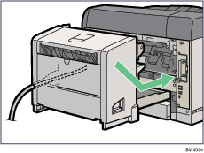 打印机背面插图