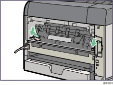 打印机背面插图