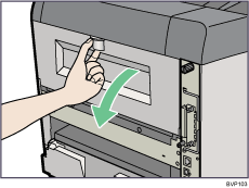 打印机背面插图