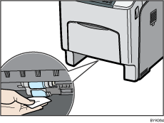 Illustration du rouleau d'alimentation papier