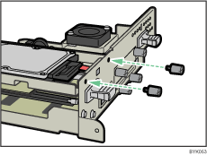 Illustrazione della scheda controller