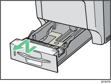 Illustrazione vassoio alimentazione carta standard