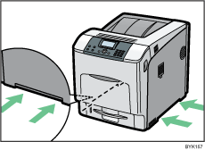 Illustrazione della stampante