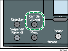Illustrazione del tasto Cambia funzione