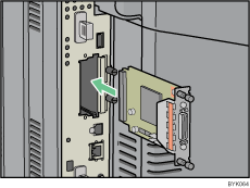 Imagem da retaguarda da impressora