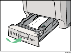 Ilustração da bandeja de alimentação de papel standard
